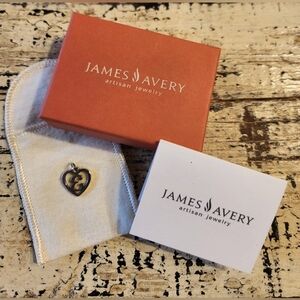 James Avery Silver Heart Pendant